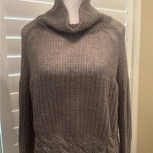 Alysi Crème premium Cozy Knit Alpaca Sweater - Gray